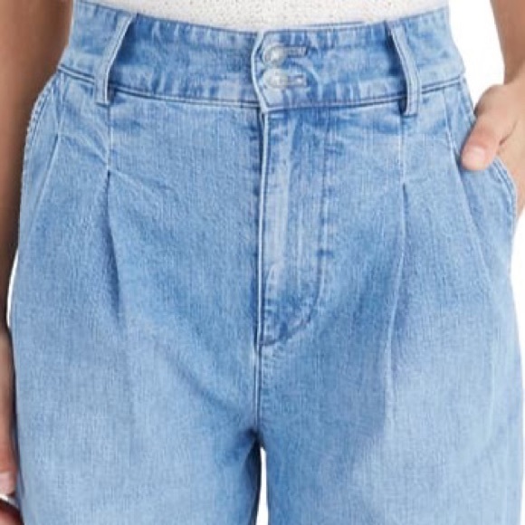 Madewell Pleated Wide-Leg Jeans Plus Size - Picture 3 of 15